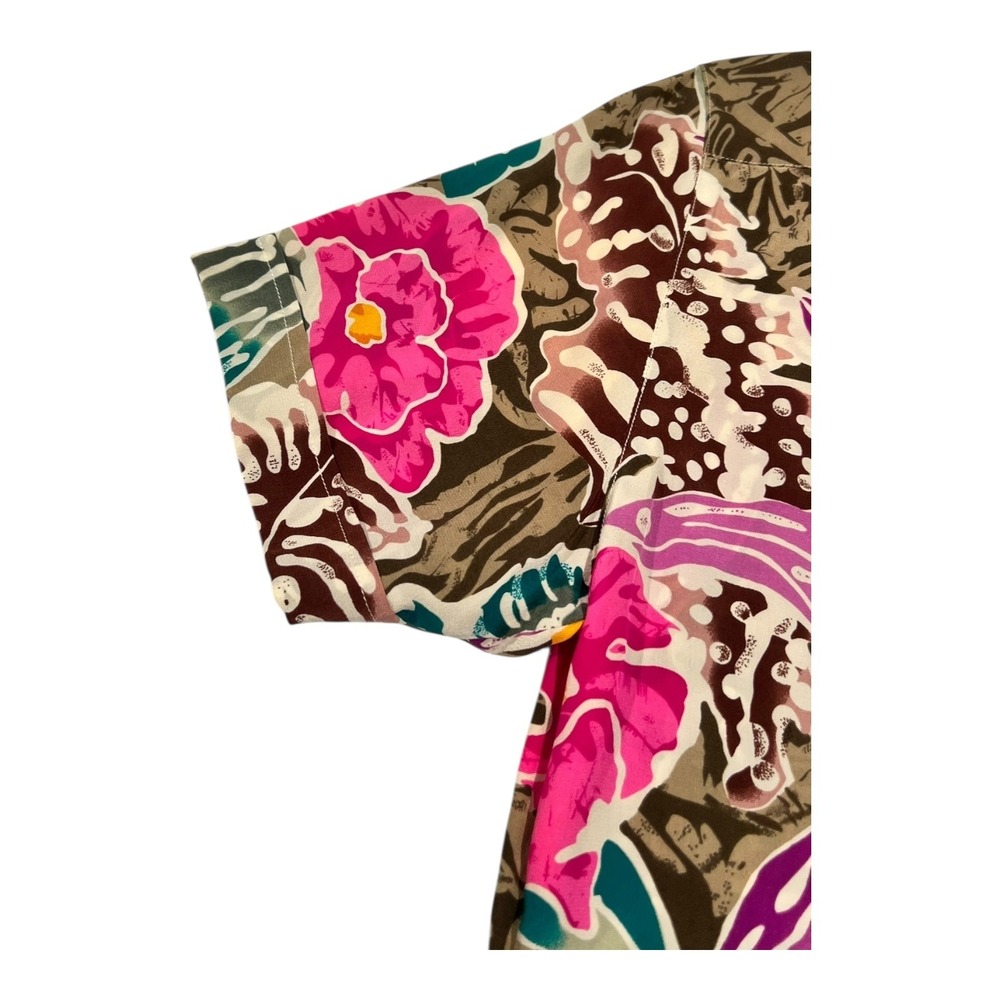 Christian Dior Floral Silk Button-Up Shirt‎ Women's Size 4 - Picture 15 of 15
